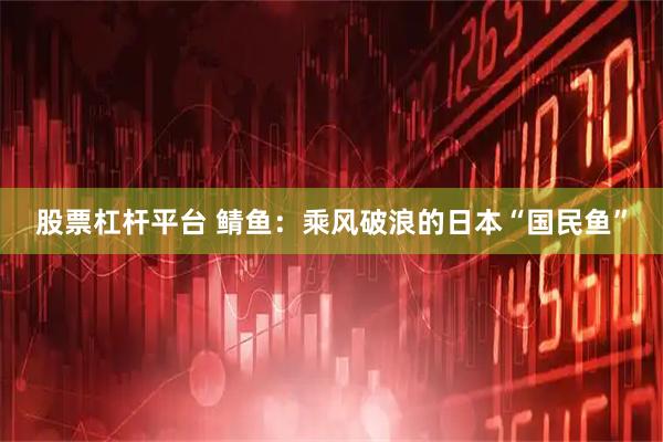 股票杠杆平台 鲭鱼：乘风破浪的日本“国民鱼”
